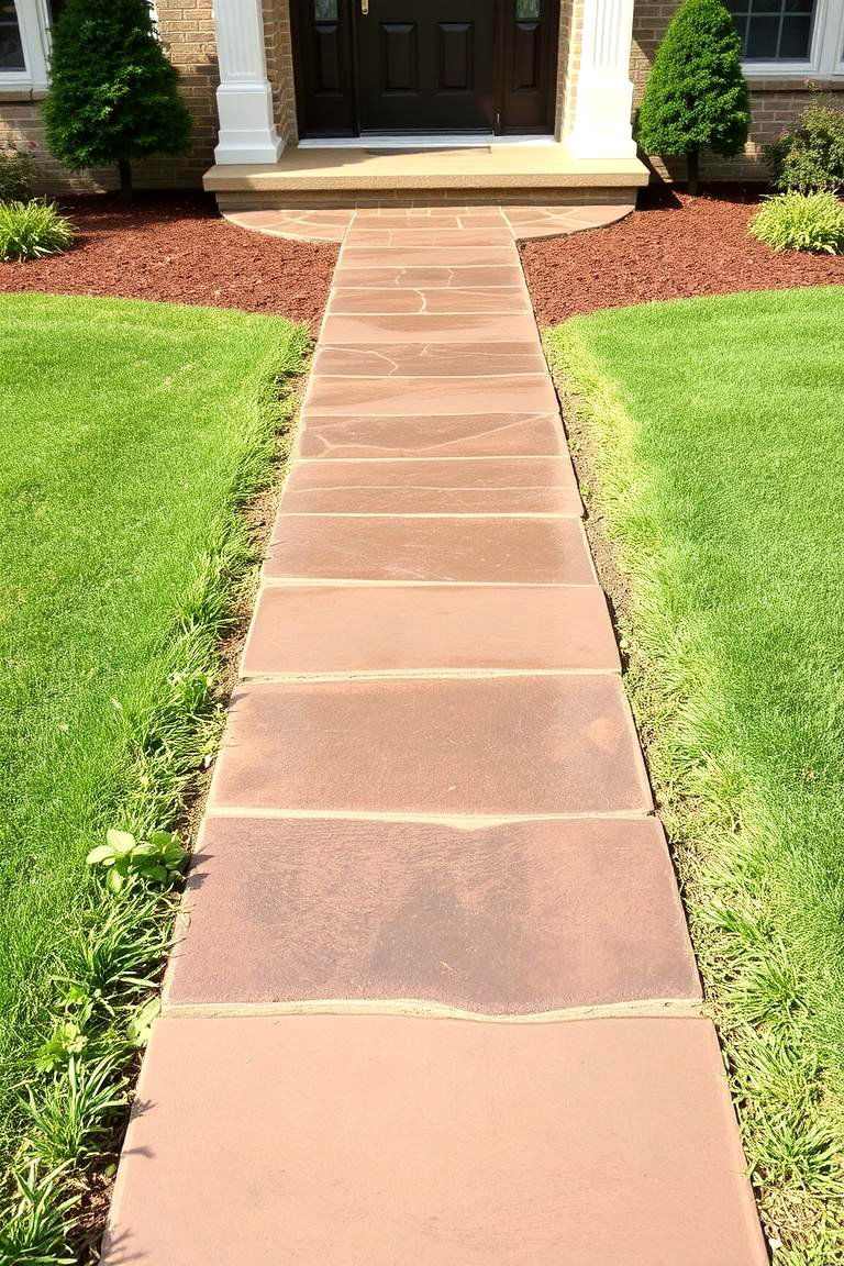 Natural Stone Pathways - 27 1980s House Exterior Ideas