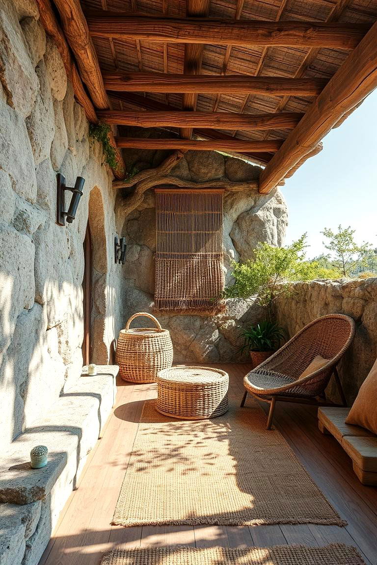 Natural Texture Emphasis - 24 Cottagecore Interior Design Ideas