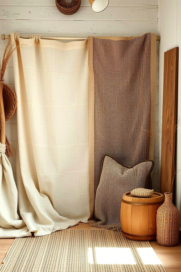 Natural Textures and Layers - 24 Rustic Interior Design Ideas