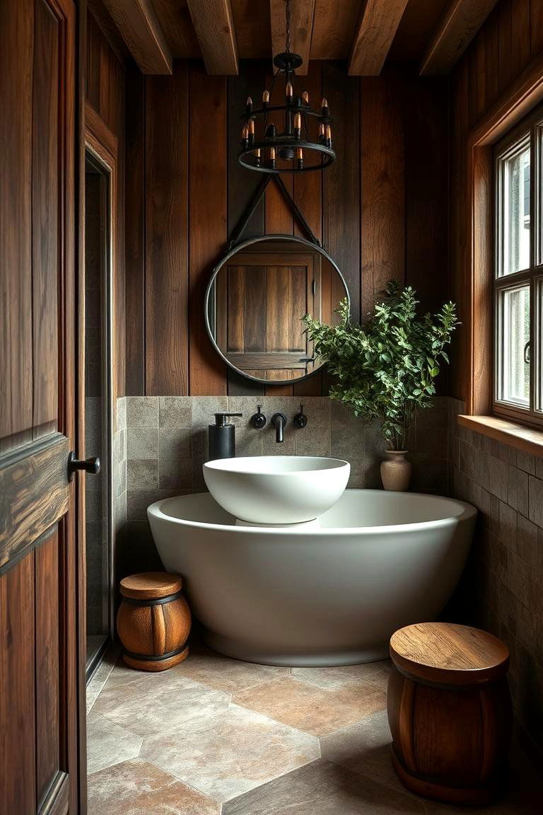 Natural Textures and Tones - 24 Natural Bathroom Ideas