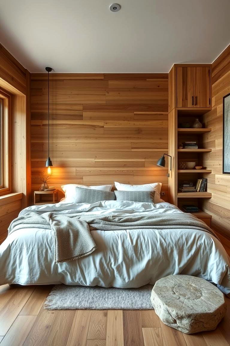 Natural Textures - 24 Studio Apartment Ideas