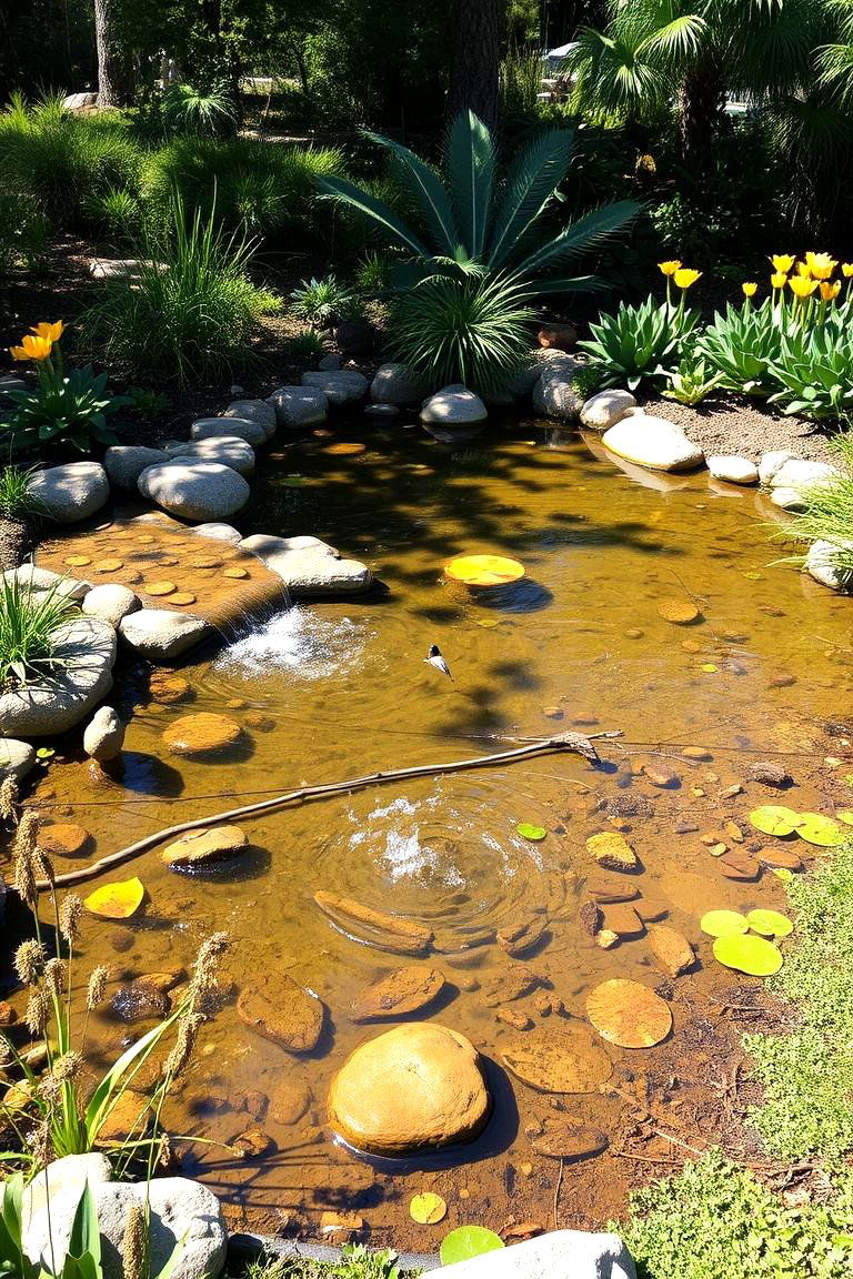 Natural Wildlife Sanctuary Pond - 24 Raised Garden Pond Ideas