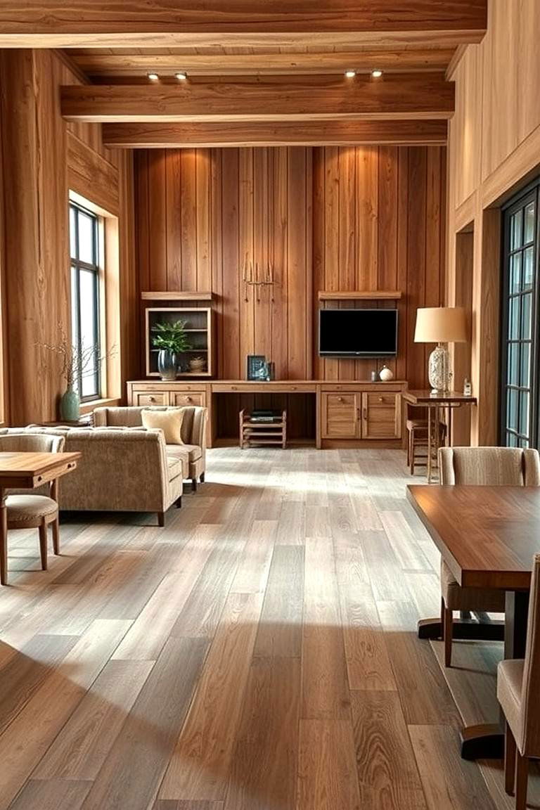 Natural Wood Accents and Detailing - 24 Prairie-style Interior Design Ideas
