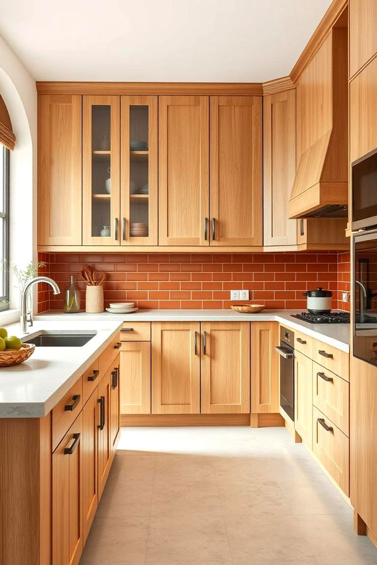 Natural Wood Cabinetry - 24 Organic Kitchen Design Ideas
