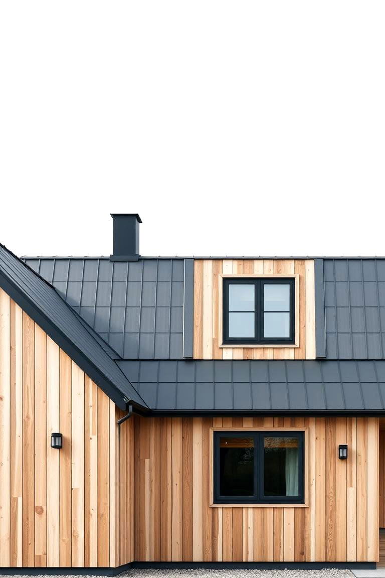 Natural Wood Cladding - 24 Scandinavian House Exterior Ideas