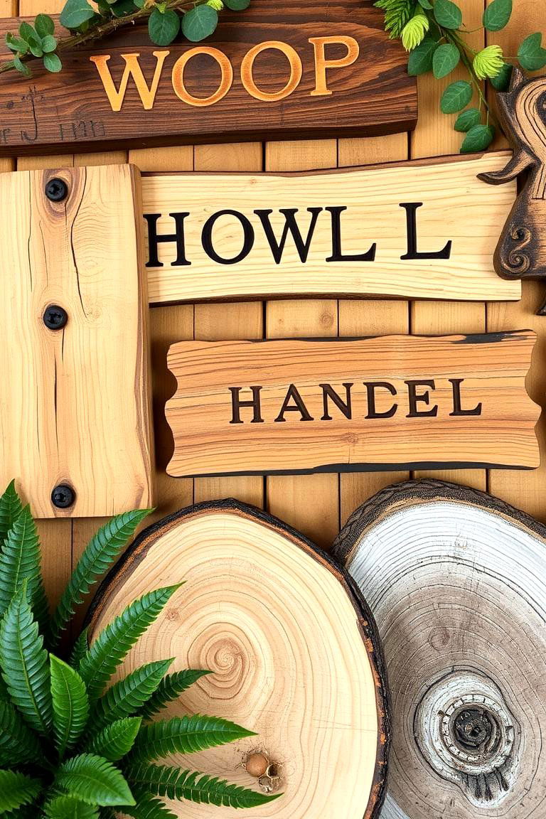 Natural Wood Details - 24 boho wedding ideas