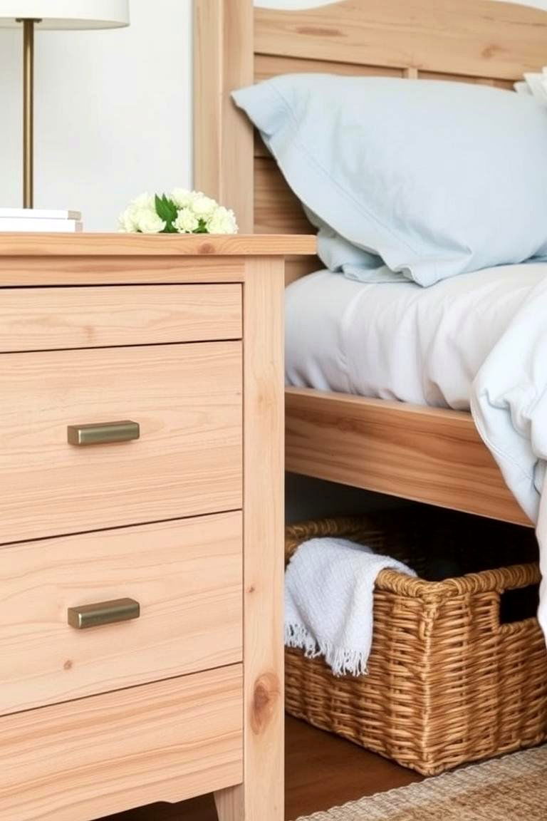 Natural Wood Elements - 24 Ocean-themed Bedroom Ideas