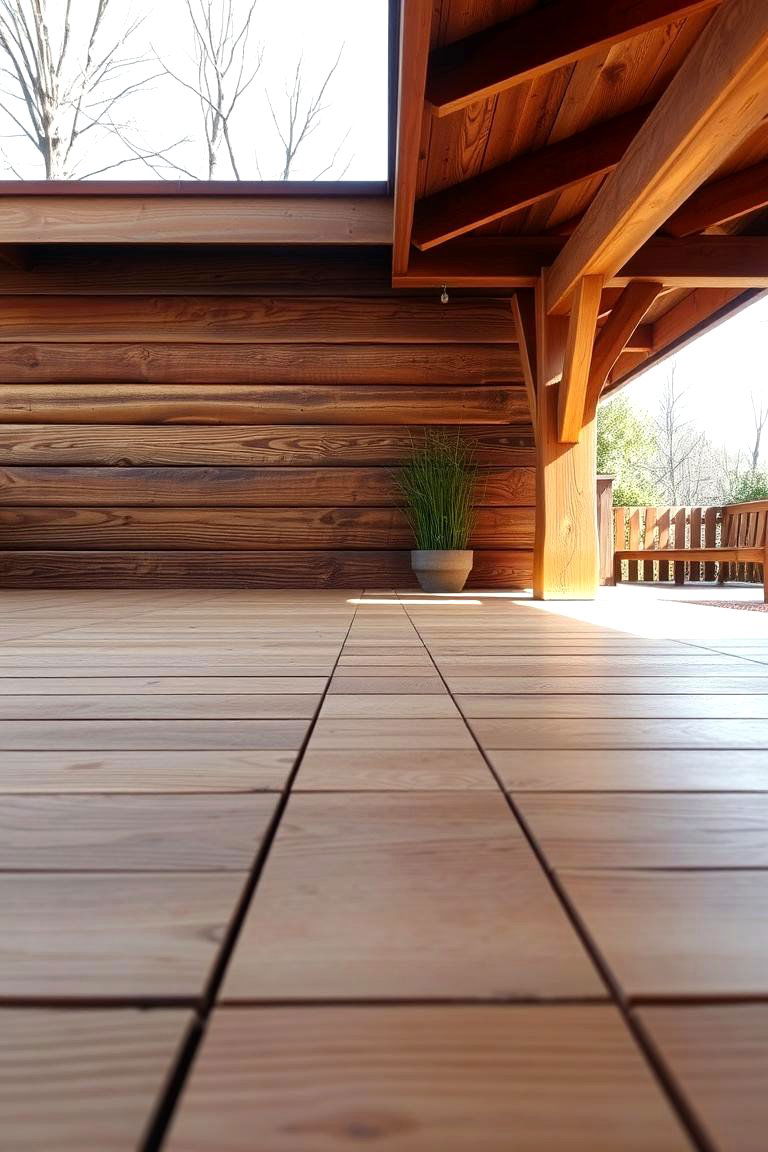 Natural Wood Fascia - 24 Deck Fascia Ideas