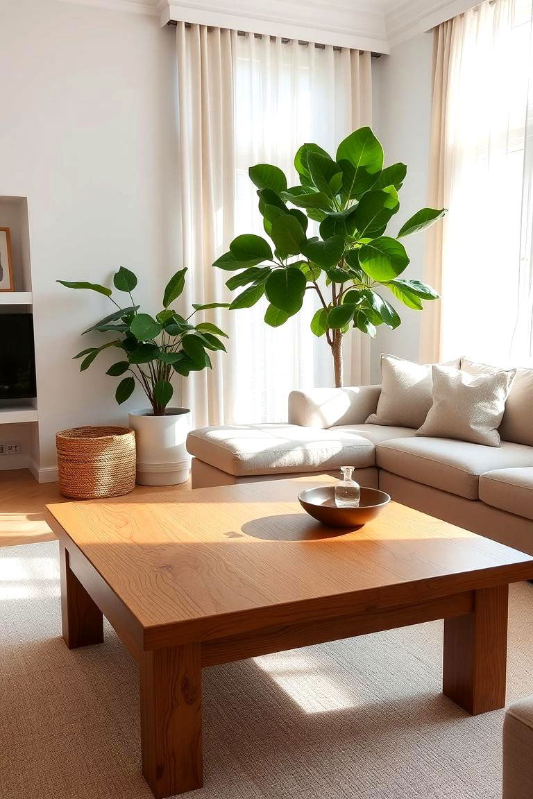 Natural Wood Furniture - 24 Organic Modern Interior Design Ideas