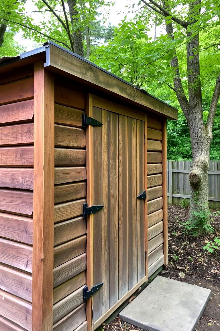 Natural Wood Stain - 24 Shed Color Ideas