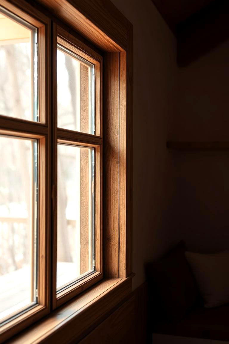Natural Wood Trim - 24 Window Trim Ideas