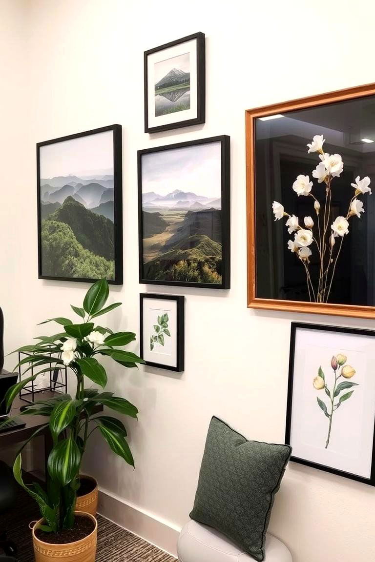Nature Inspired Artwork - 24 Office Wall Decor Ideas