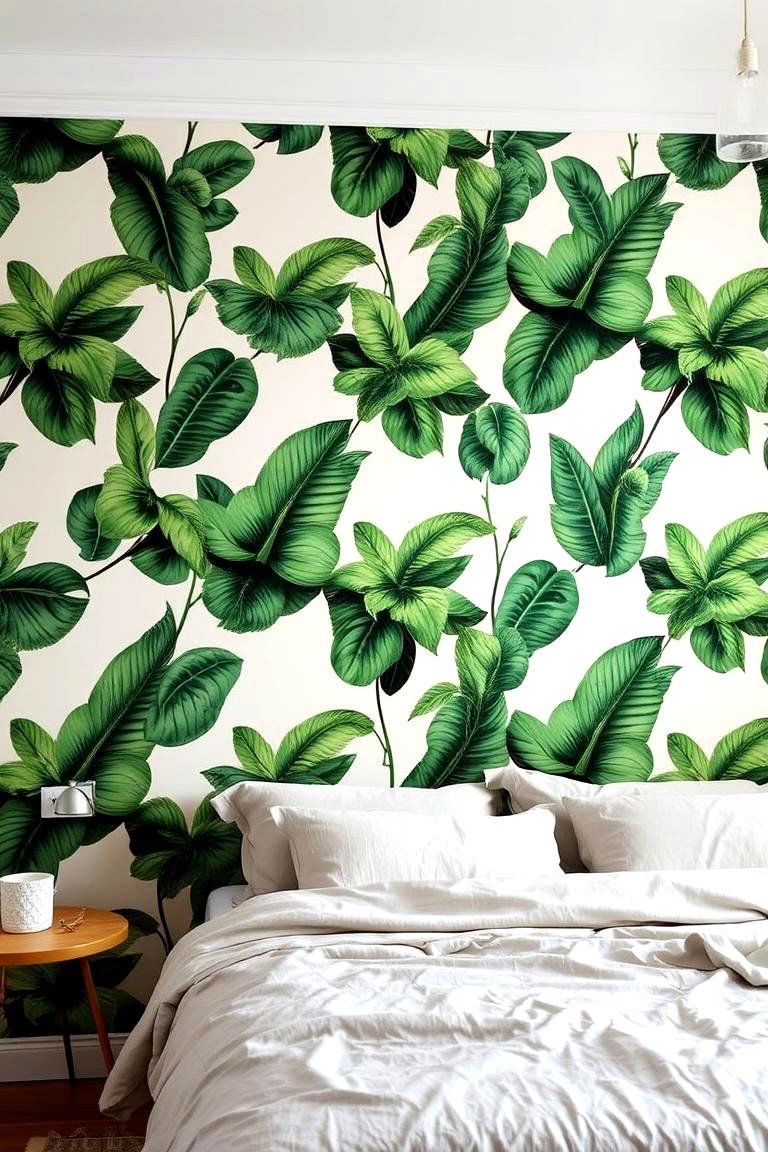 Nature Inspired Botanicals for Fresh Air - 24 Bedroom Wallpaper Ideas