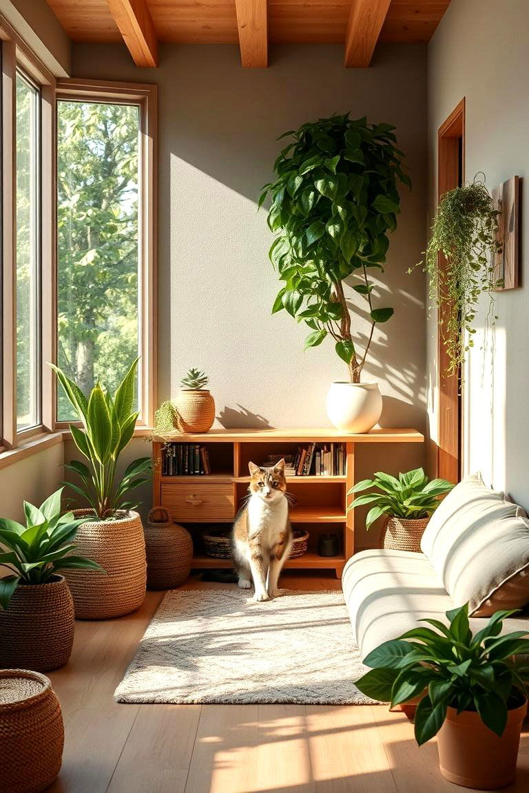 Nature Inspired Cat Room - 24 Cat Room Ideas
