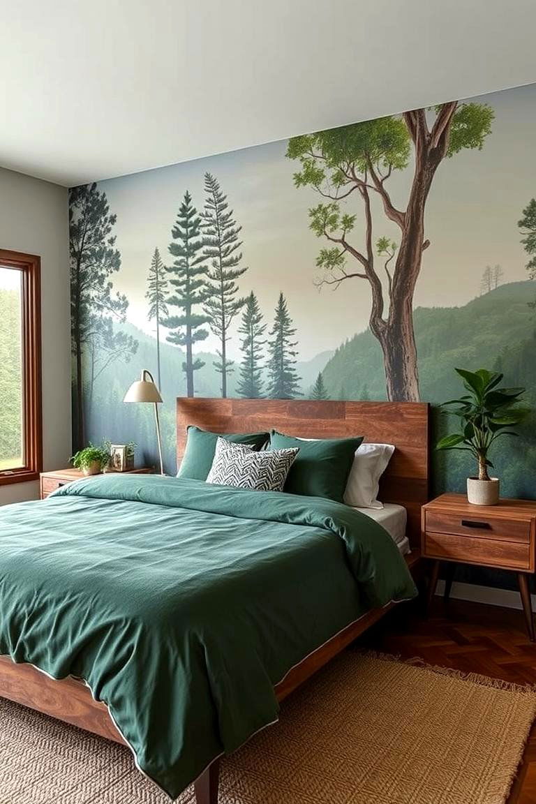 Nature Inspired Color Palette - 24 Hunting Bedroom Ideas
