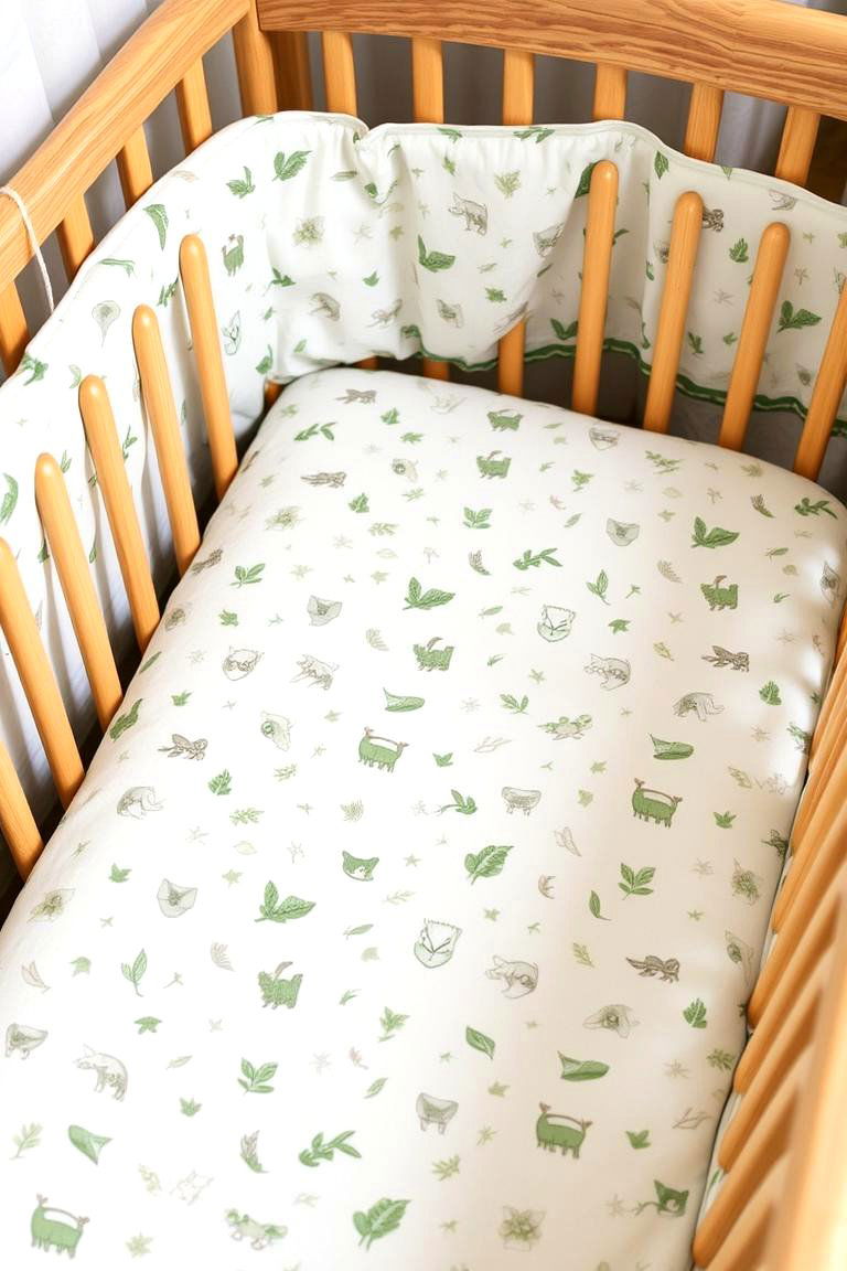 Nature Inspired Crib Bedding - 24 Whimsical Nursery Ideas