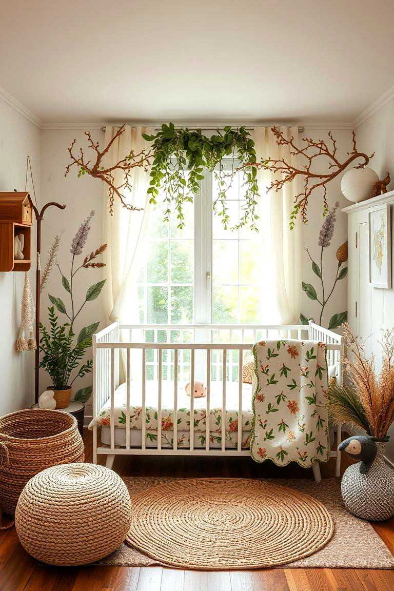 Nature Inspired Decor - 24 Princess Nursery Ideas
