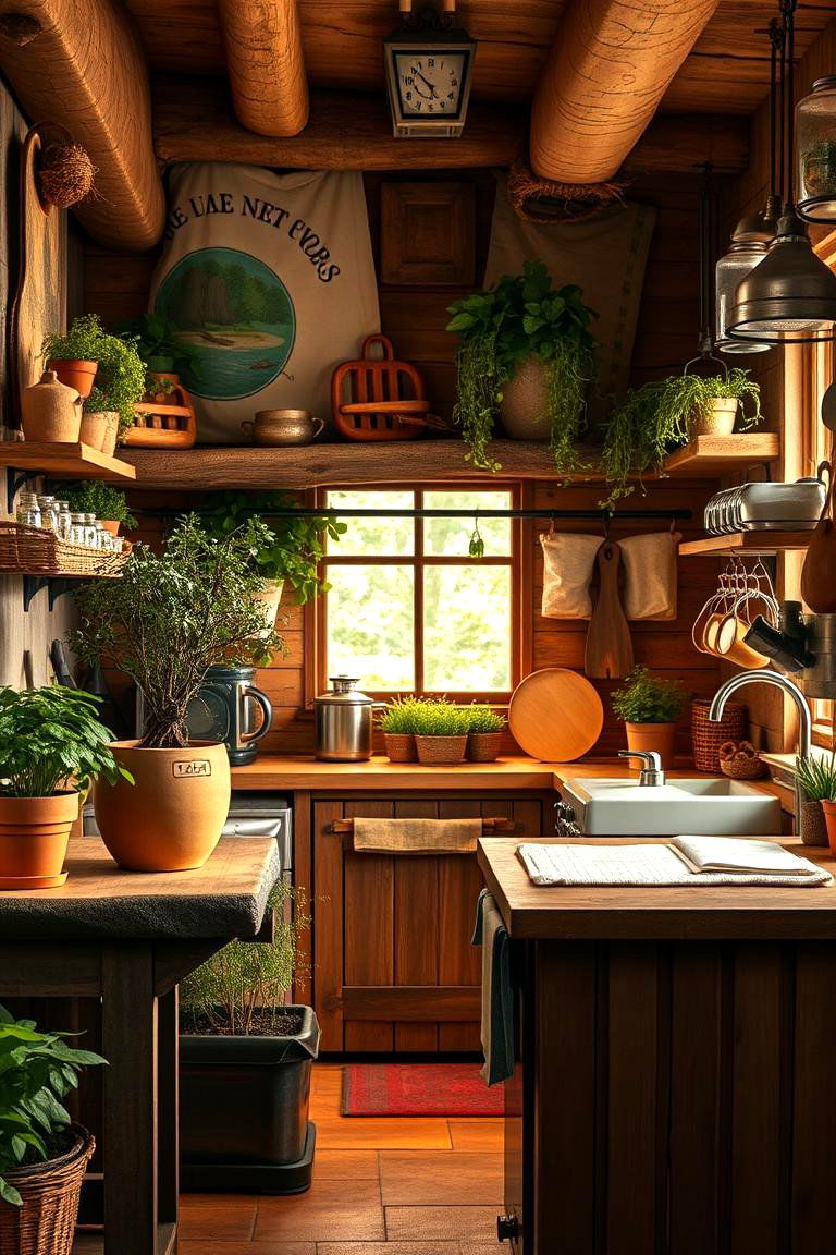 Nature Inspired Decor - 24 Rustic Kitchen Ideas