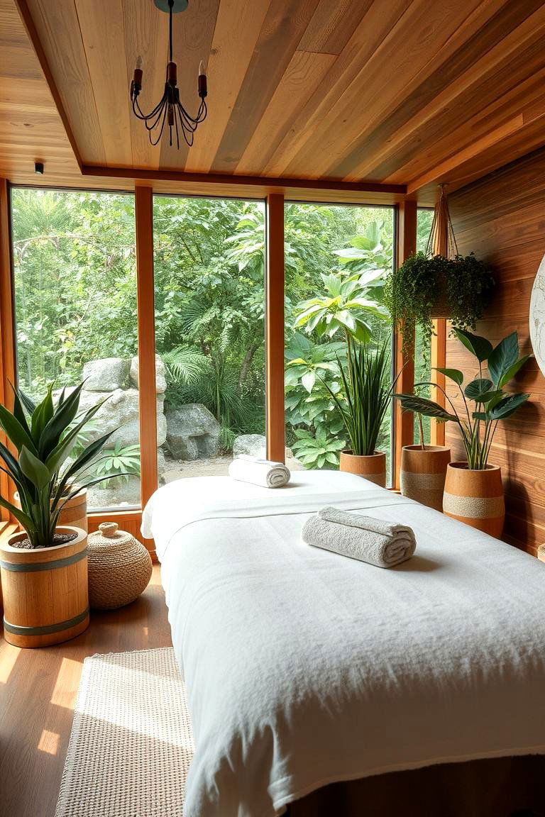 Nature Inspired Decor - 24 Massage Room Setup Ideas