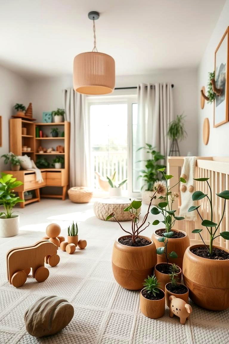 Nature Inspired Decor - 24 montessori nursery ideas