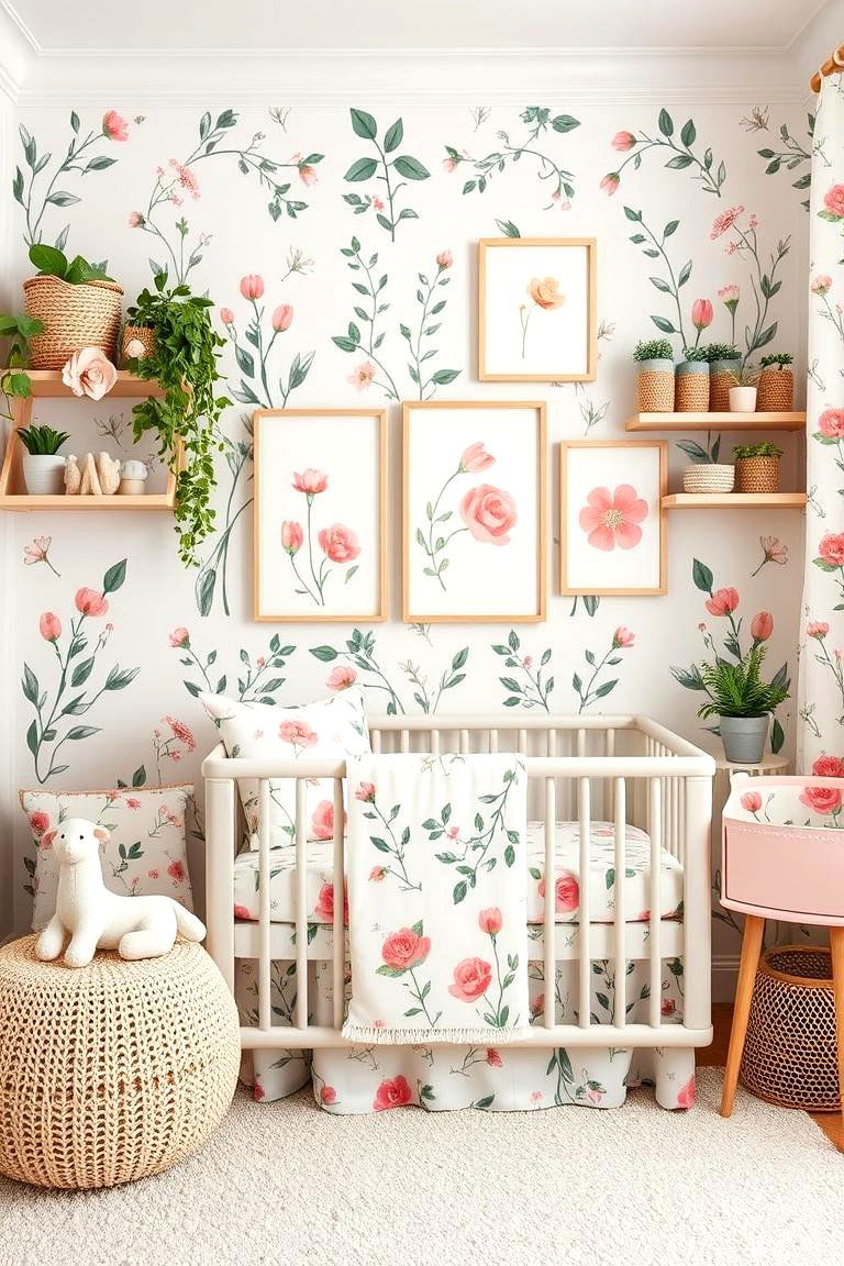 Nature Inspired Decor - 24 Pink Nursery Ideas