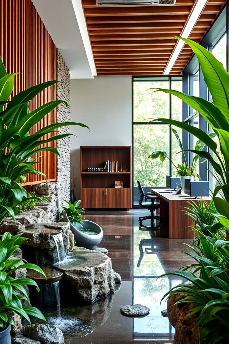 Nature Inspired Elements - 24 Therapist Office Decor Ideas