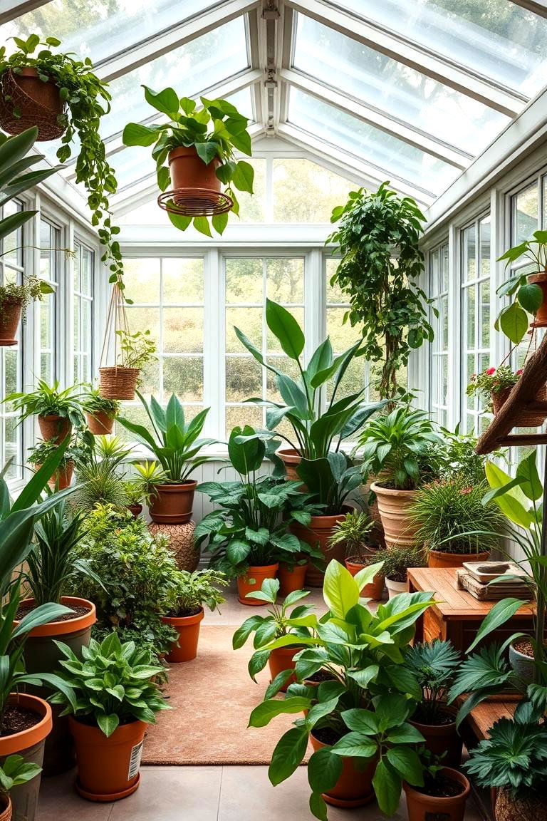 Nature Inspired Greenery - 24 Rustic Sunroom Ideas