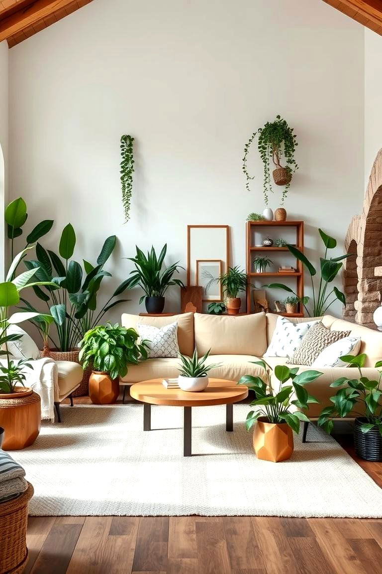 Nature Inspired Harmony - 24 Dulux Egyptian Cotton Living Room Ideas