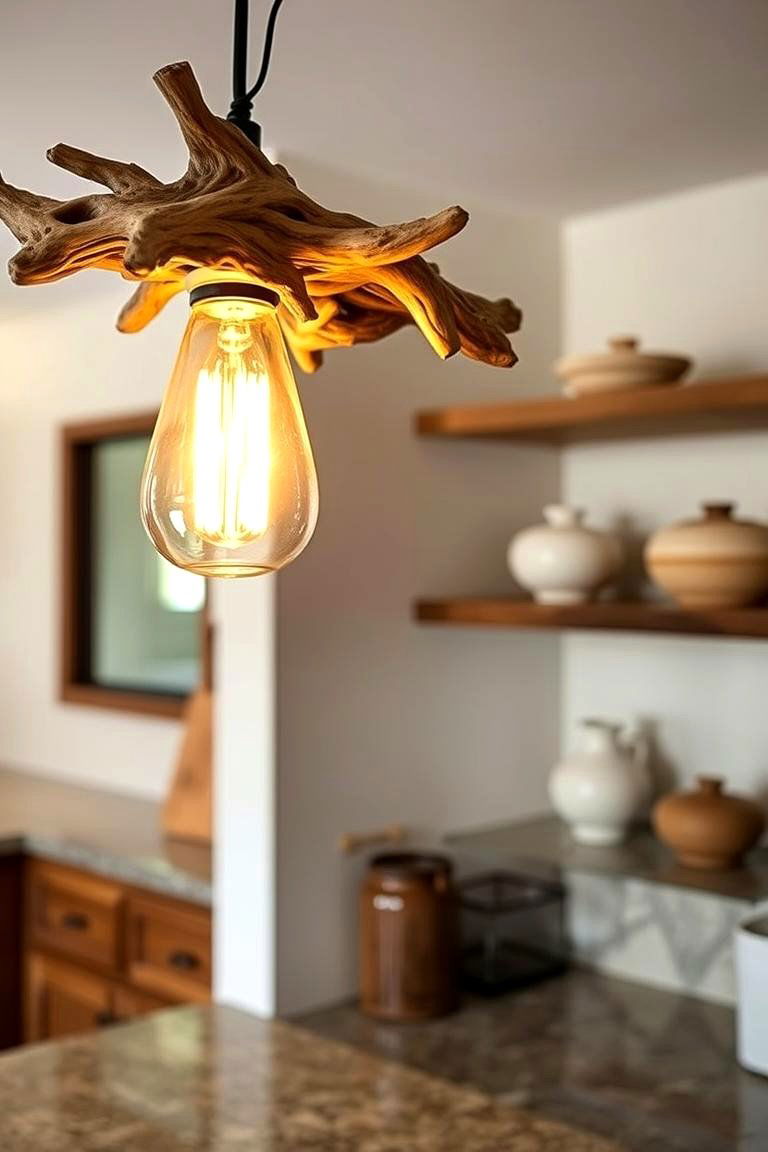 Nature Inspired Lighting Fixtures - 24 Natural Kitchen Design Ideas