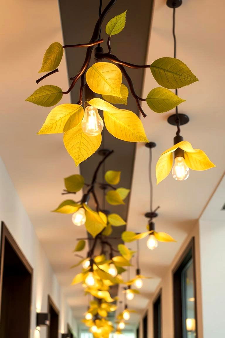 Nature Inspired Lighting Fixtures - 24 Green Hallway Ideas
