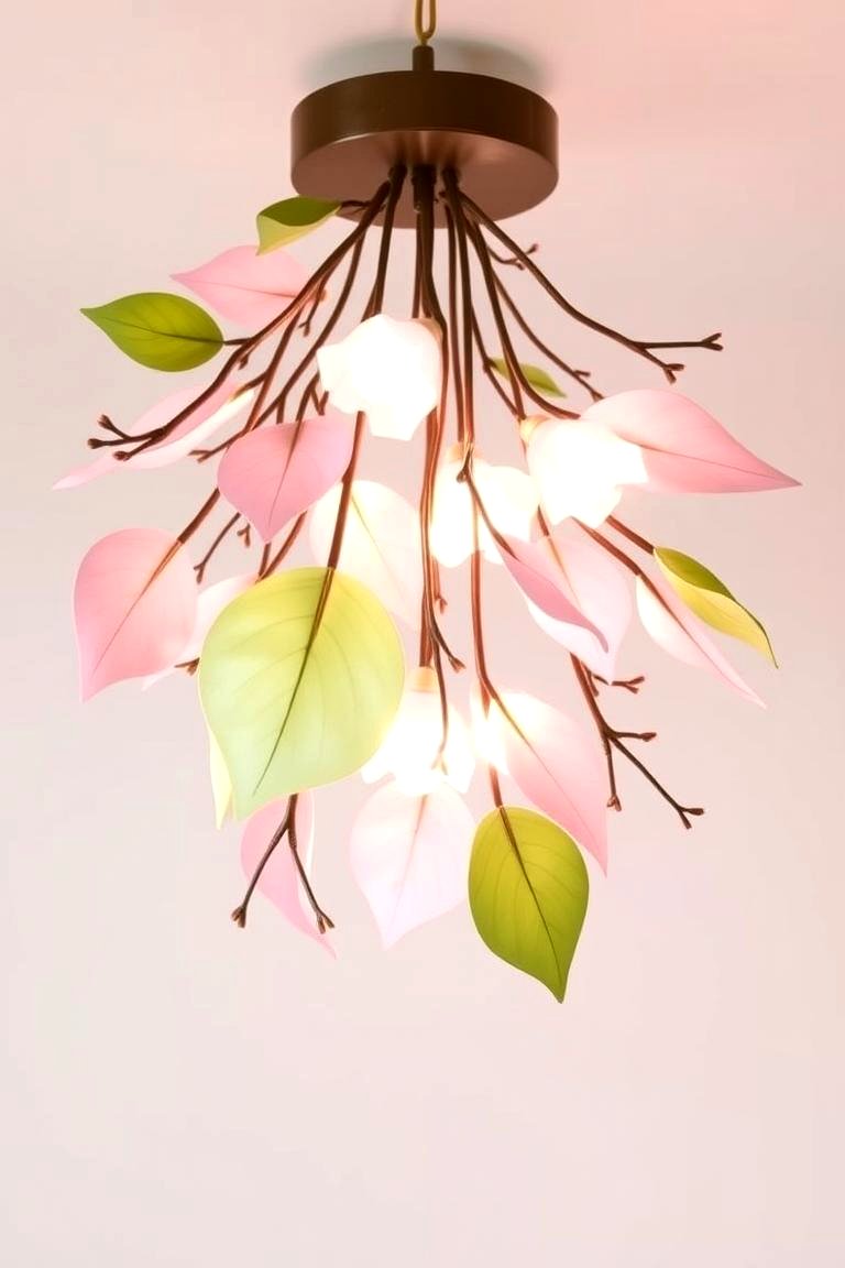 Nature Inspired Lighting Solutions - 24 Pink and Green Nursery Ideas