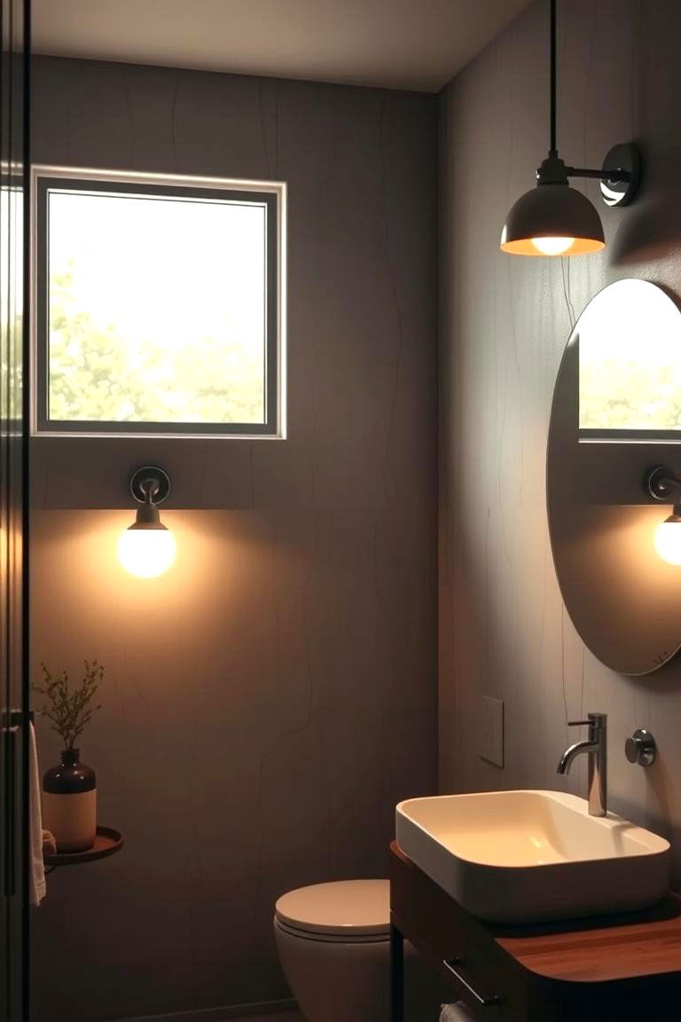 Nature Inspired Lighting - 24 Natural Bathroom Ideas