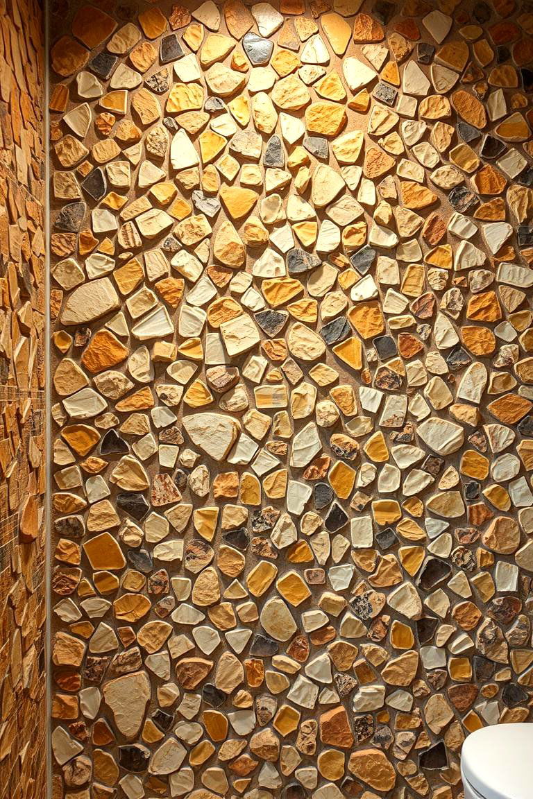 Nature Inspired Mosaics - 24 Earthy Bathroom Ideas