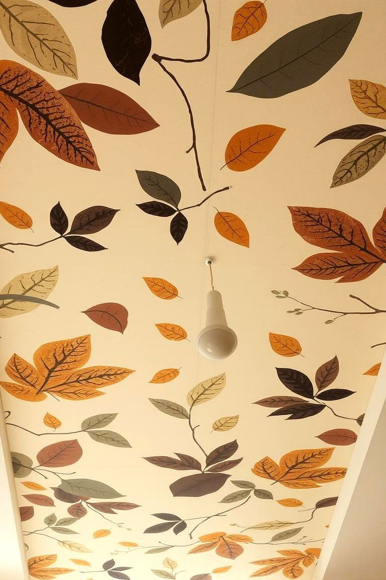 Nature Inspired Motifs - 24 Ceiling Wallpaper Ideas