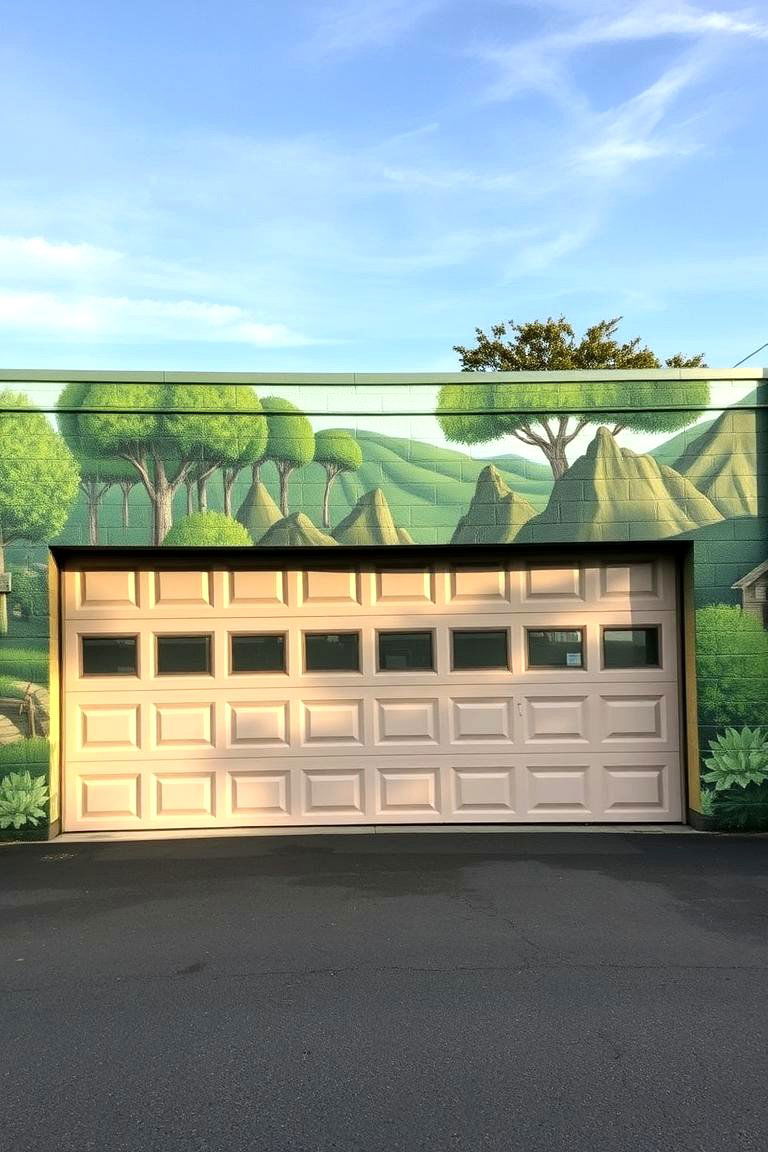 Nature Inspired Murals - 24 Garage Wall Paint Ideas
