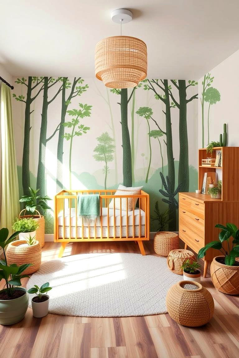 Nature Inspired Nursery - 24 Baby Room Ideas