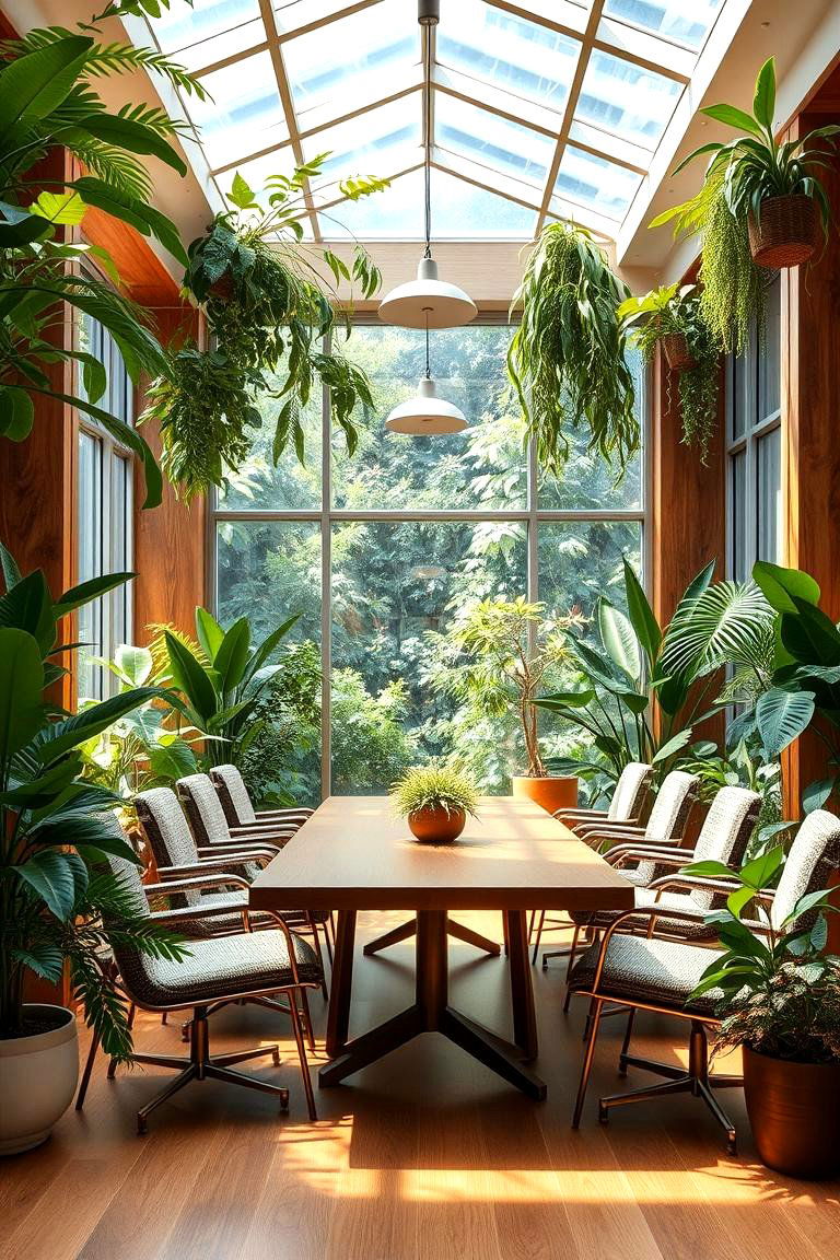 Nature Inspired Oasis - 24 Conference Room Design Ideas and Inspiration