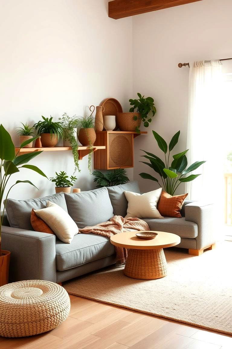 Nature Inspired Oasis - 24 Grey Couch Living Room Ideas
