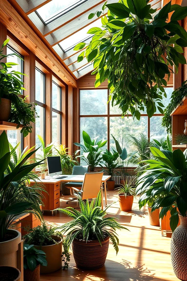Nature Inspired Office - 24 Home Office Ideas for Him