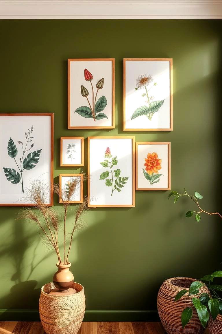 Nature Inspired Olive - 24 Olive Green Accent Wall Ideas