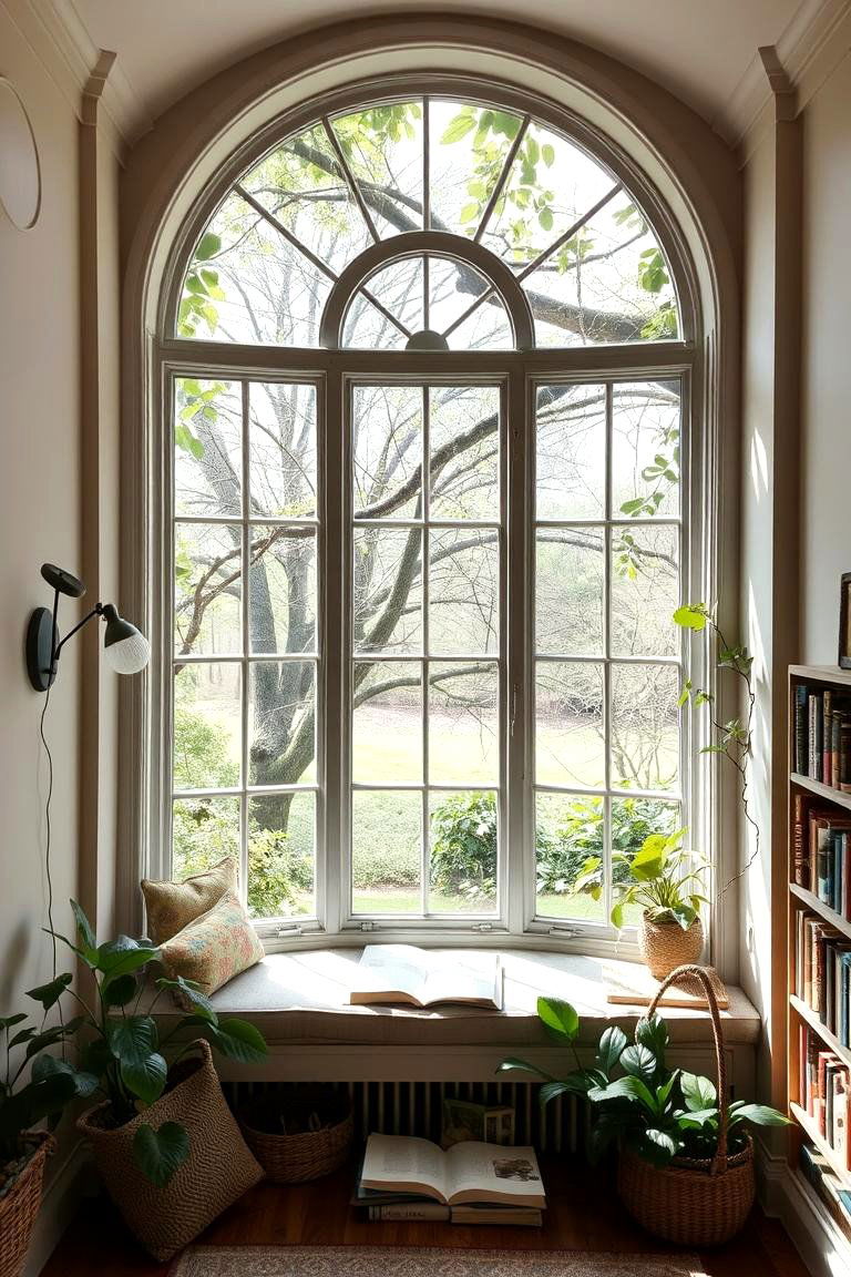 Nature Inspired Reading Space - 24 Bay Window Ideas
