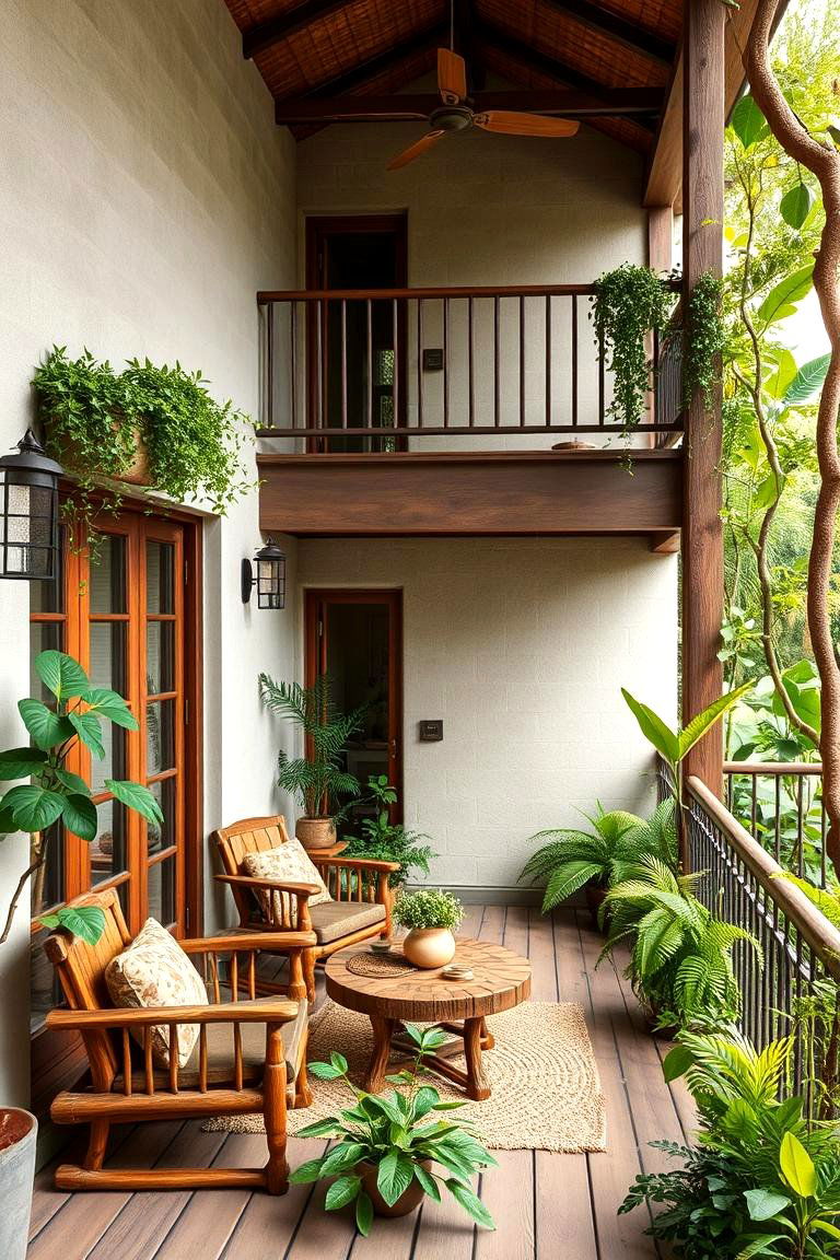 Nature Inspired Retreat - 24 Second Story Balcony Ideas
