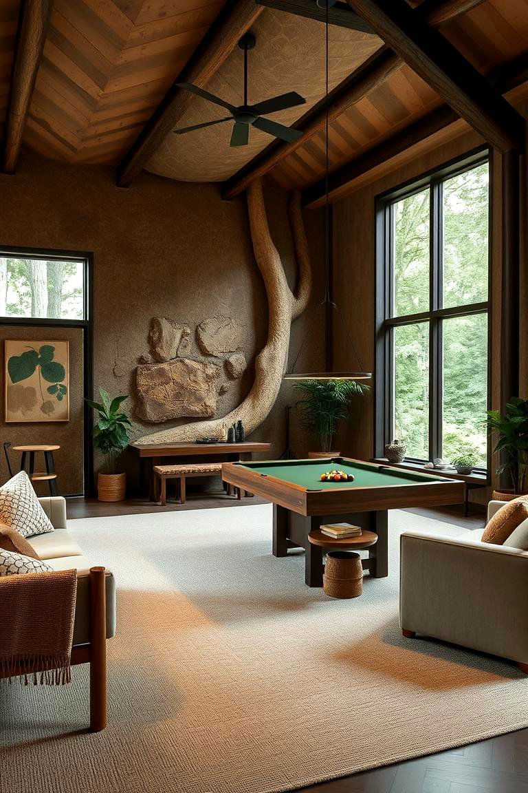 Nature Inspired Serenity - 24 Game Room Paint Ideas