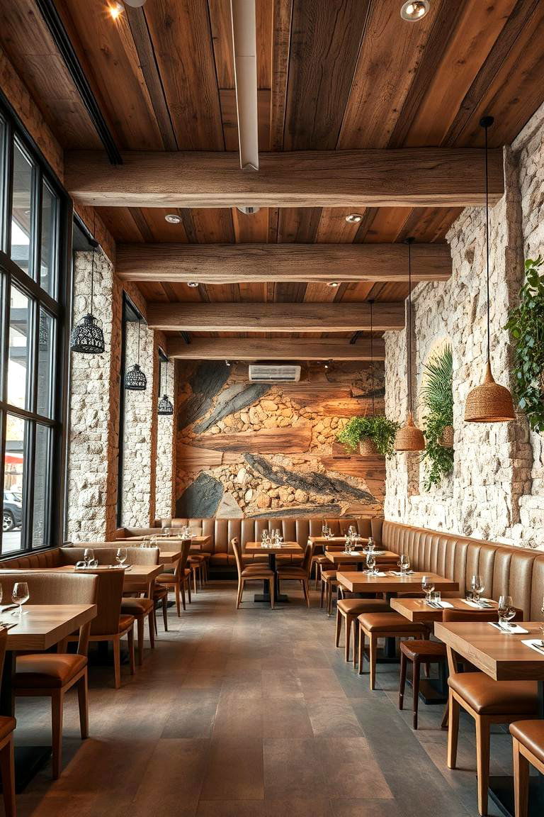 Nature Inspired Serenity - 24 Restaurant Interior Design Ideas