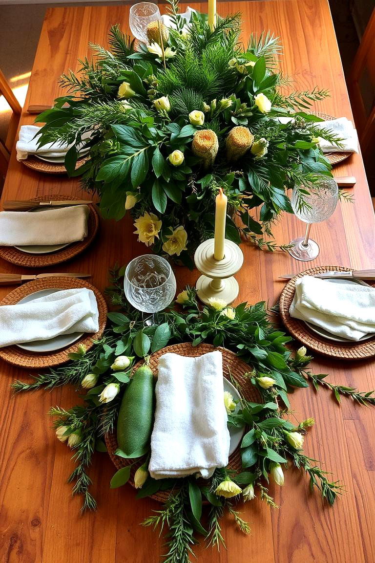 Nature Inspired Table Setting - 24 Table Setting Ideas