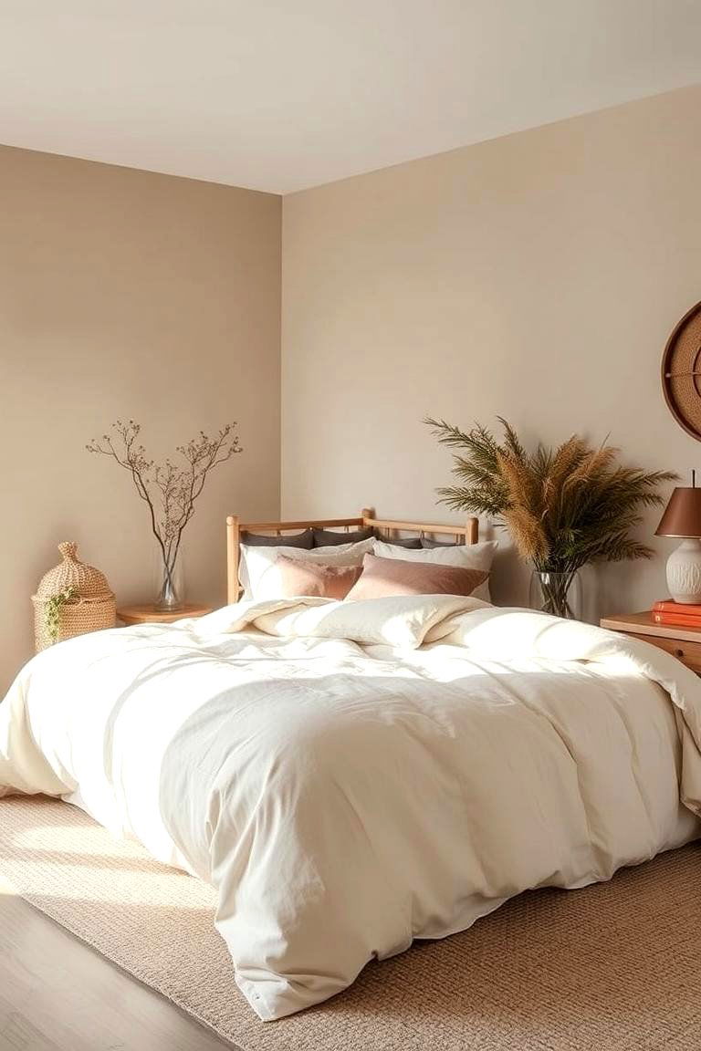 Nature Inspired Taupe Decor - 24 Taupe Bedroom Ideas
