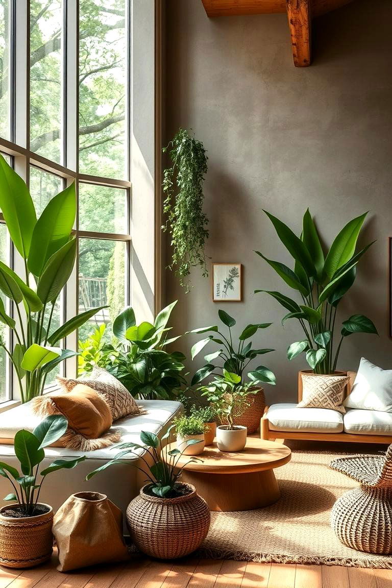 Nature Inspired Tranquility - 24 Korean Living Room Ideas