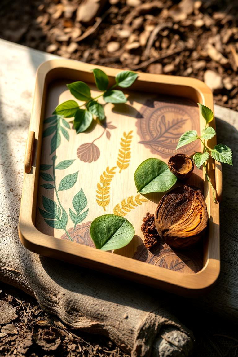 Nature Inspired Tray - 24 Tray Decor Ideas