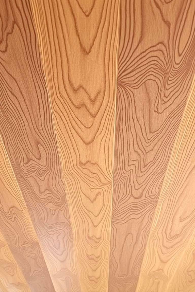 Nature Inspired Vinyl Ceiling with Faux Wood - 24 Vinyl Porch Ceiling Ideas