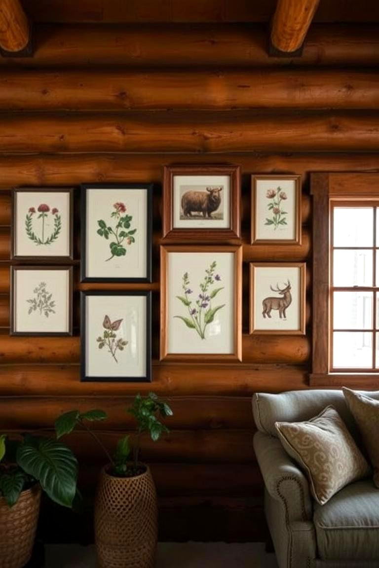 Nature Inspired Wall Art - 24 Cabin Decor Ideas